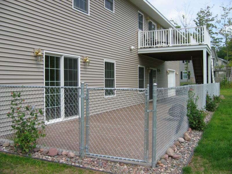residential Chain link fencing